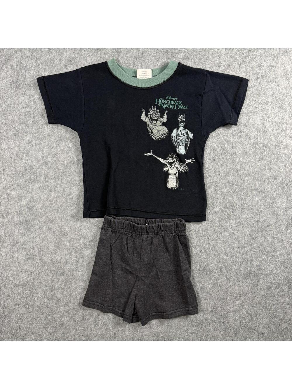 Disney's The Hunchback of Notre Dame T-Shirt and Shorts Set Black 4T